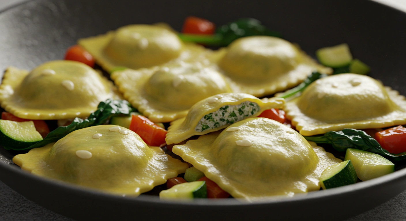 Ravioli & Veggies